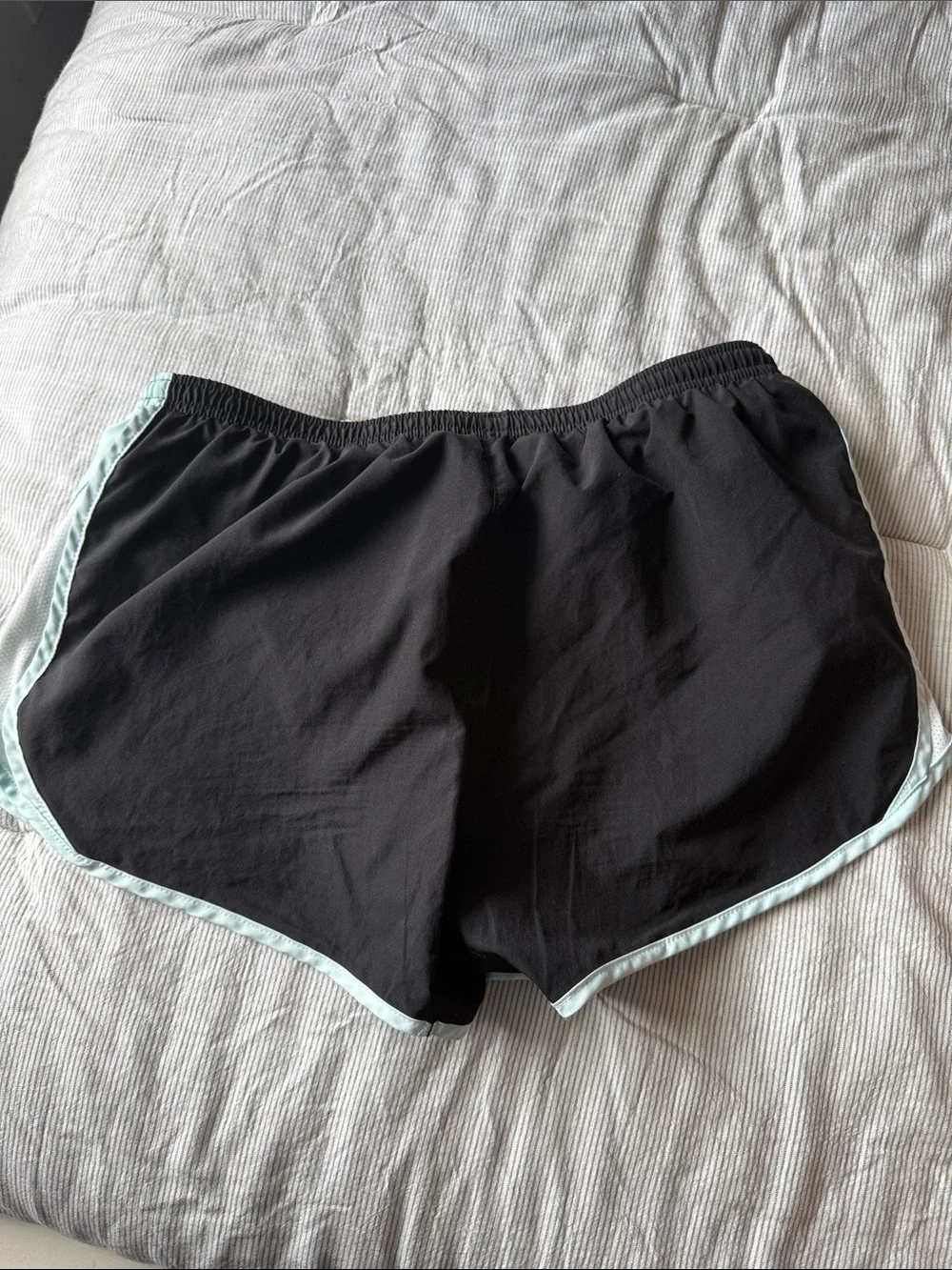 Nike Women’s Black Running Shorts with Mint Trim